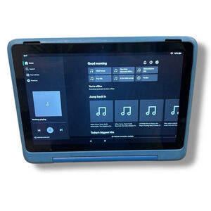 Amazon Fire Tablet T76N2B - Black With Tablet Case Blue